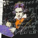 Andy Warhol, Beethoven, 1987, Farbserigraphie auf Karton