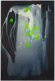 Ohne Titel by Sigmar Polke, 1998, Interferenzfarbe auf schwarz grundiertem Karton, sold Jun 2012