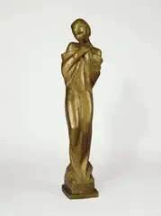 Adagio by Georg Kolbe, 1923, Bronze mit goldgelber Patina. Höhe: 81 cm (31 ⅞ in.), sold Nov 2011
