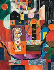 Komposition by Ida Kerkovius, 1959, Öl auf Leinwand, sold May 2011