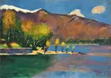 Lesser Ury, Landzunge am Gardasee
