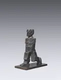 Fritz Wotruba, Kleiner Gehender, 1952, Bronze mit dunkelbrauner Patina