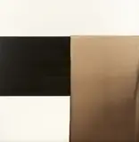 Callum Innes, Exposed Painting Charcoal Grey Yellow Oxide, 2000, Öl auf Leinwand