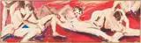 Salomé, Babylon, 1978, Diptychon: Kunstharz und Pigment auf Nessel