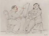 Fernando Botero, Pintor y la Modelo
