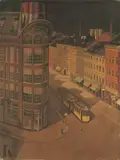 Hanns Kralik, Aus meinem Fenster (Düsseldorf, Nordstr. / Ecke Venloer Str.)