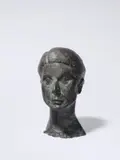 Alberto Giacometti, Tête de femme (Rita), 1936, Bronze mit schwarzgrüner Patina