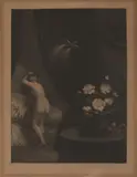 Max Švabinský, White Camellia, 1912, mezzotint, paper
