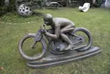 Otakar Švec, Motorcyclist (Sunbeam), 1924, bronze