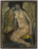 Květa Válová, Friends, 1940s, oil on canvas