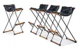 Cleo Baldon, X-Bar stools (4)