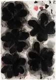 John Millei, Untitled #1 (Wallflowers), 1993, Oil, ink, and graphite on plastic vellum