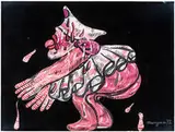 Pinchas Burstein, Drawings (3), 1972, Gouache and ink on paper