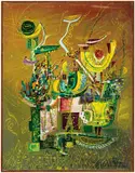 Alice Rahon, Le Ble (Corn Festival), 1954, Oil on canvas