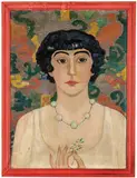 Baroness Catherine D'Erlanger, Portrait of a Woman with Dark Hair, c. 1930s, Oil on canvas