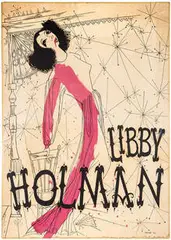 Fred Koester, Libby Holman, c. 1960s, Color lithograph on paper