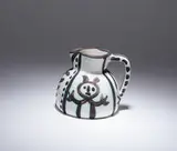 Little-headed pitcher by Pablo Picasso, 1953, Turned pitcher of white earthenware clay, oxidized paraffin decoration, sold Oct 2015