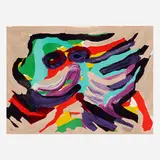 Karel Appel, Fantastic Animal, 1979, lithograph in colors on Arches