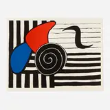 Helisse exhibition poster by Alexander Calder, 1971, lithograph in colors, sold Mar 2023