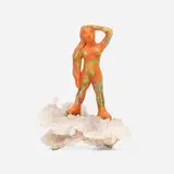 Untitled by Beatrice Wood, glazed earthenware, amethyst, sold Mar 2023