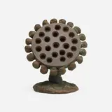 Klaus Ihlenfeld, Untitled (Lotus), oxidized phosphor bronze