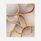Nicole Wermers, Untitled (Rattan), 2008, paper collage
