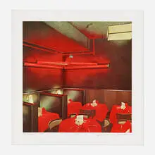 Ricky Bernstein, Back Room at Max's Kansas City, New York, offset lithograph in colors