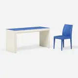 Poltrona Frau, Segreto desk and Liz chair, 2011-2012, Pelle Frau leather over MDF and birch