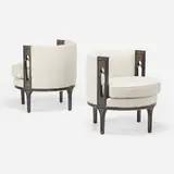 Modern, Chairs, pair