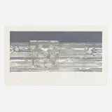 James Rosenquist, Window Washer Glass House (2nd State), 1978, intaglio with relief and embossing