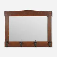 Hall mirror, model 66 by Gustav Stickley, sold Mar 2024