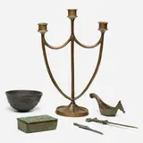 Edward Timothy Hurley, Collection of six tabletop accessories