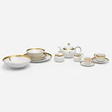 Imperial Hotel dinner service by Frank Lloyd Wright, sold Mar 2024