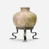 Pewabic Pottery, Vase with stand