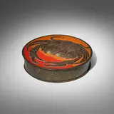 Alfred-Louis-Achille Daguet, Large repoussé box with crab