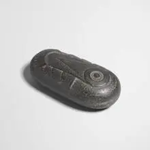 John Prip, Fish Stone, 1986, carved granite