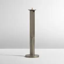 John Prip, candlestick, 1985-1994, pewter, brass