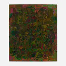 Ennio Morlotti, Landscape, 1957, oil on linen