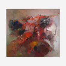 Mino Ceretti, Untitled, 1959, oil on linen
