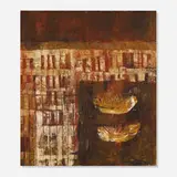 Sandro Luporini, Pier at Viareggio, 1957, oil on linen