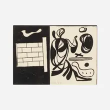 Carl Holty, Untitled, c. 1935, ink on paper