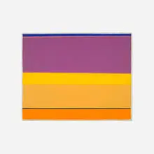 Larry Zox, Untitled, 1963, acrylic on board
