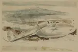 Paul Nash, Untitled, Paul Nash (1889-1946) 'The Raider of the Moors' lithograph printed in colours