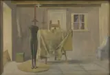 David Tindle, Untitled, pencil and pastel 40 x 56cm .