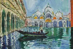 Untitled by John Bratby, oil on canvas 61 x 92cm, sold Oct 2020