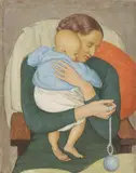 Hubert Finney, Untitled, oil on canvas 78 x 62cm .