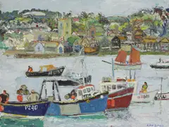 Linda Weir, Untitled, oil on board 30 x 40cm