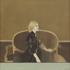Bryan Organ, Untitled, acrylic on canvas 127 x 127cm .