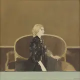 Bryan Organ, Untitled, acrylic on canvas 127 x 127cm .