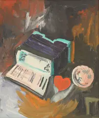 Untitled by John Bellany, oil on canvas 92 x 75cm ., sold Oct 2020